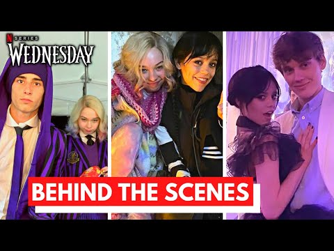 Wednesday Cast  Behind The Scenes (Part 2) 