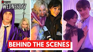 Wednesday Cast  Behind The Scenes (Part 2) 