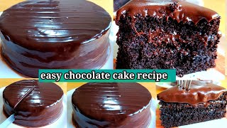 chocolate cake recipe | chocolate condensed milk icing