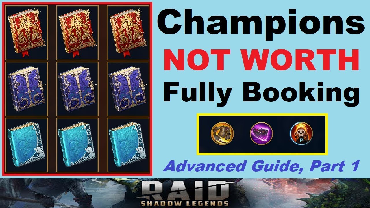 Champions *NOT WORTH* Fully with Skill Tomes (Part 1) [RAID: Shadow Legends] - YouTube