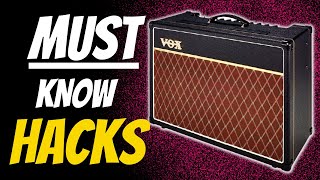 Tone secrets you wish you knew sooner:  Vox AC15c1 Tone Hacks