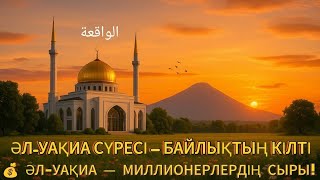 картинка: 🔥 ӘЛ-УӘҚИАҺ | РИЗЫҚТЫҢ КІЛТІ, ЖҮРЕККЕ НҰР ЖӘНЕ БЕРЕКЕ ӘКЕЛЕТІН СҮРЕ! 💎