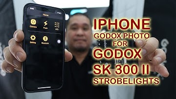 IPHONE TO GODOX SK 300 II AND SK 400 II HOW TO CONNECT?