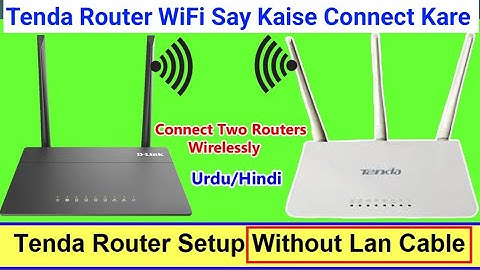 Two Router Connect Wireless | Tenda Router Setup | Tenda Router Setup Without Lan Cable