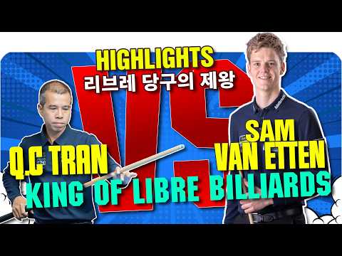 #3cushion | TRAN Quyet Chien vs SAM VAN ETTEN: KING OF THE LIBRE BILLIARDS || HIGHLIGHTS #billiards