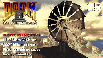 Doom II: Zeppelin Armada - MAP15: At Last, Exiled - Blind Ultra-Violence 100%