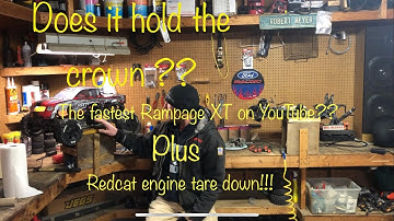 Redcat Rampage XT Claims Fastest On YouTube And Redcat Engine Tare Down⛽️⛽️💥💥
