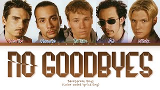 Backstreet Boys - No Goodbyes (I Want It That Way Demo Version) (Color Coded Lyrics) Resimi