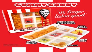 KFC Gummy Fried Chicken Candy Combo Meal Review