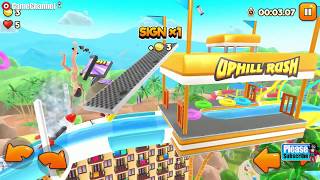 Uphill Rush Racing / Water Park Simulator / Extreme Water-Slide Races / Android Gameplay Video screenshot 5