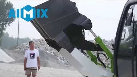 Testing Aimix Self Loading Concrete Mixer Before Delivery