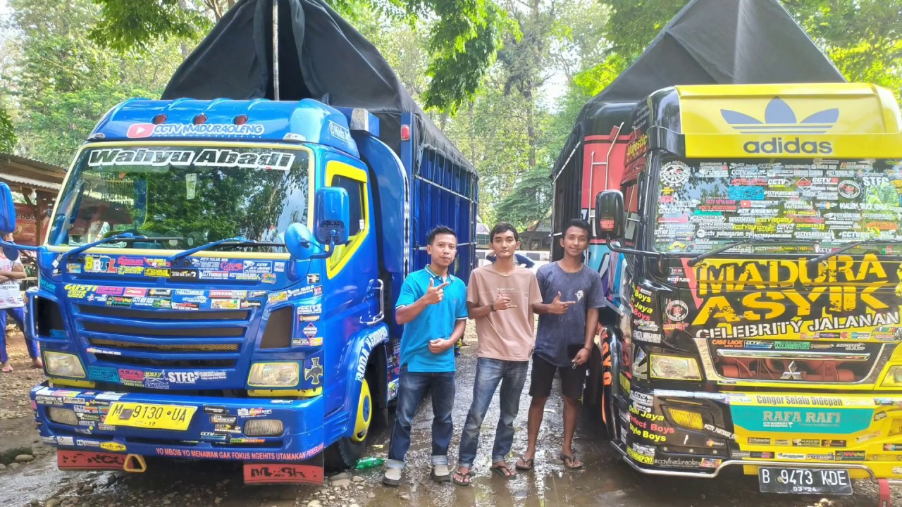  Truk  Madura Asyik dan Wahyu  Abadi  Rendi  Andika  di Pantura 