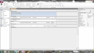Access 2010 report wizard-report layout view.wmv