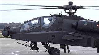 Extremely Close Apache RNLAF AH64 StartUp And TakeOff