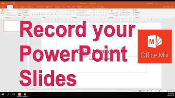 How to record your PowerPoint presentation - Office Mix (Part 1)
