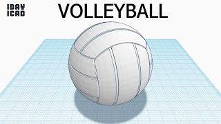 [1DAY_1CAD] VOLLEYBALL (Tinkercad : Know-how / Style / Education)