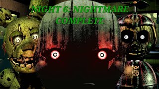 FNAF 3: Nightmare (night 6) complète on mobile