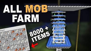 Minecraft All Mob Farm | Massive Loot! Step-by-Step Guide | Minecraft Survival Episode 05