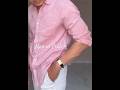 Pink Shirt For A Brunch Date Pinkshirt Linenpinkshirt Oldmoney Mensfashion Holidayoutfit Pune 