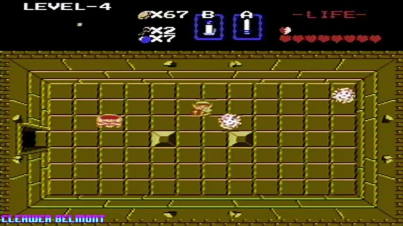 The Legend of Zelda - Snake Dungeon (No Commentary) Played on real hardware NES