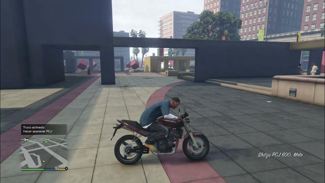 Código para aparecer a moto PCJ 600 no GTA V 