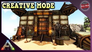 HOW TO USE CREATIVE MODE, DOES IT WORKS WITH MODS? | ARK SURVIVAL EVOLVED