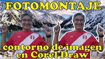 CorelDRAW. Cómo poner contorno a una imagen 2020. Cómo poner borde a una imagen. 100% práctico.