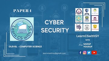 Quick recap Chapter 5.3 Cyber security | Computer Science IGCSE | O Levels