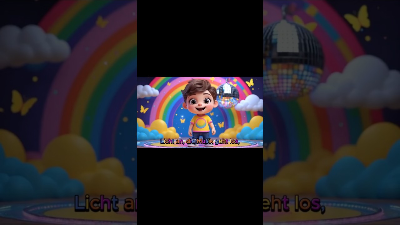 Kinderdisko 🎉 Lustiges Kinderlied zum Mitsingen & Mittanzen | Party Song