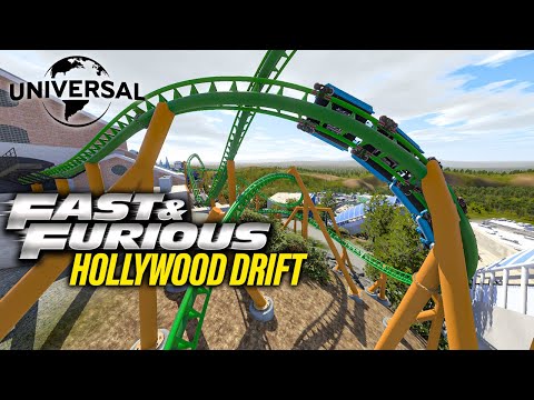 FAST & FURIOUS, Universal Hollywood Roller Coaster 2025