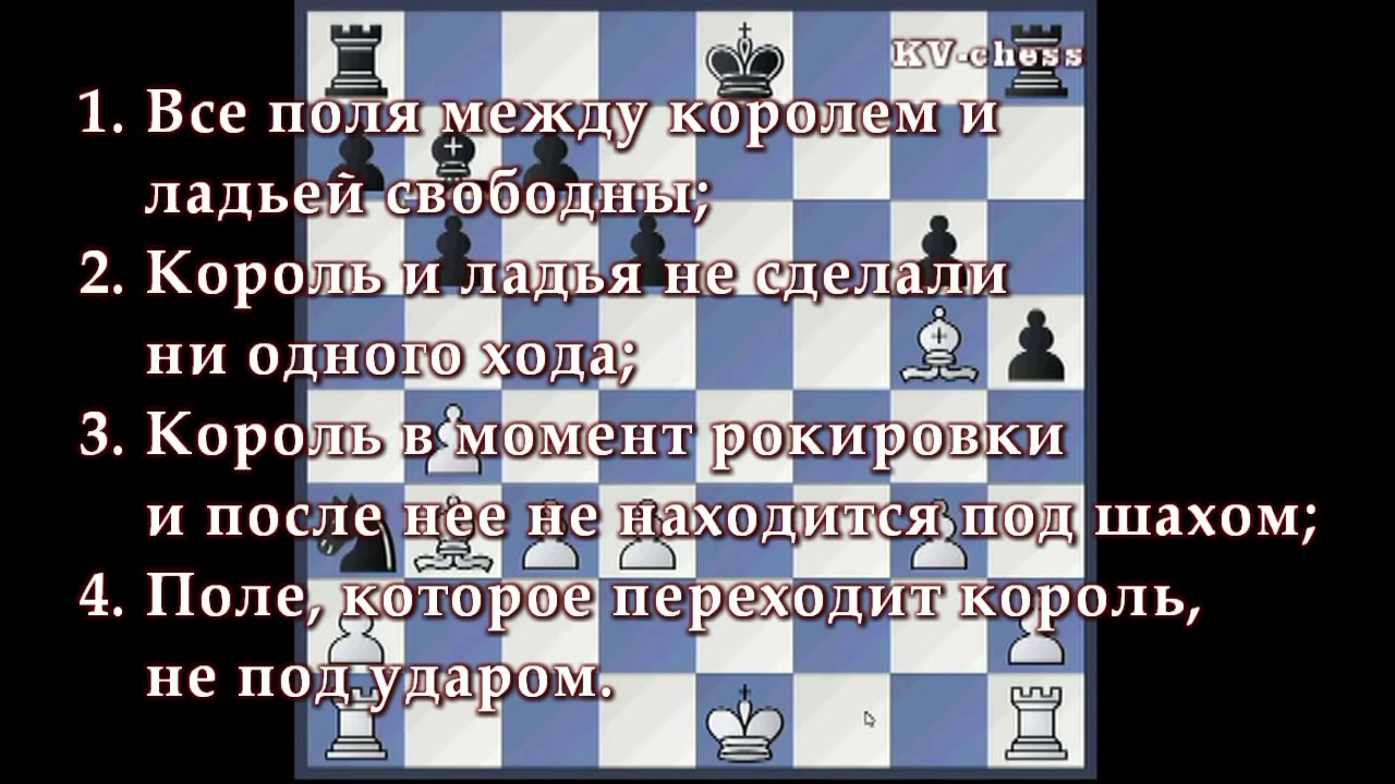 Как правильно делать рокировку в шахматах - YouTube