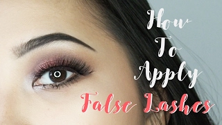 CARA PASANG BULU MATA PALSU | How To Apply False Lashes - Mipmop