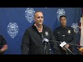 Homicide Suspect Captured Press Conference