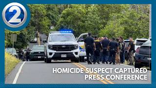 Homicide Suspect Captured Press Conference