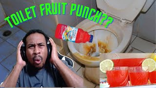 Lady makes fruit punch out of toilet then serves it to people lol | N8sroom reaction Lady makes fruit punch out of toilet then serves it to people lol | N8sroom reaction