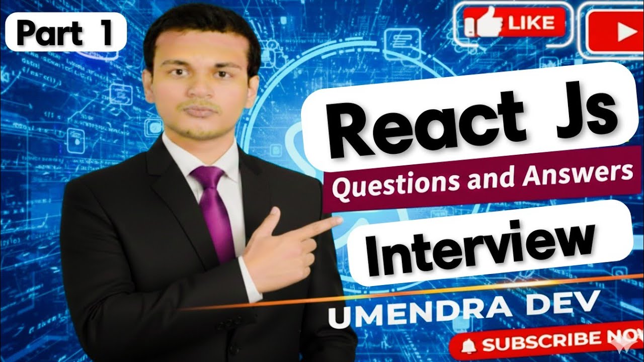 Top React JS Interview Questions For 2026 | React Interviewer Questions & Answers |  Part 1