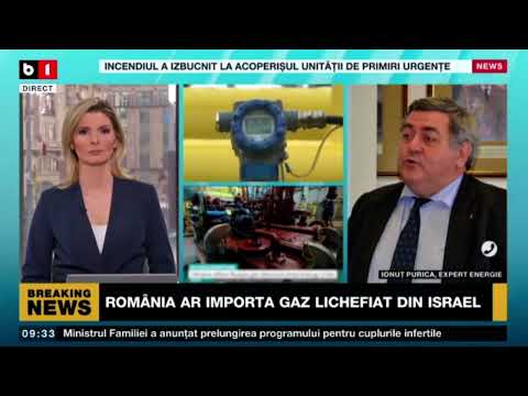 ROMÂNIA AR PUTEA IMPORTA GAZ LICHEFIAT DIN ISRAEL_Știri B1_12 apr 2022