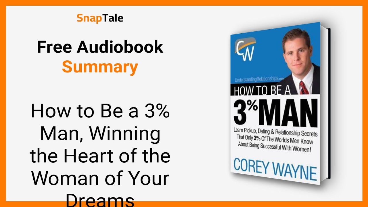 How to Be a 3% Man, Winning the Heart of the Woman of Your Dreams by ...