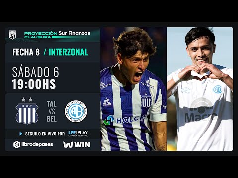 #TorneoProyección Sur Finanzas Clausura 2025 | Fecha 8 | Talleres – Belgrano