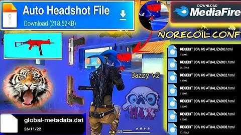 🔥 Auto headshot config file free fire || aimbot+aimlock || Headshot config file free fire max
