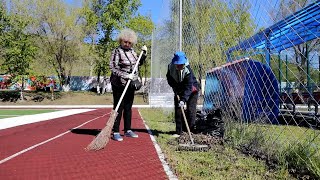 Подарят внукам лето. Ветераны комбината приводят в порядок детский оздоровительный лагерь «Родник».