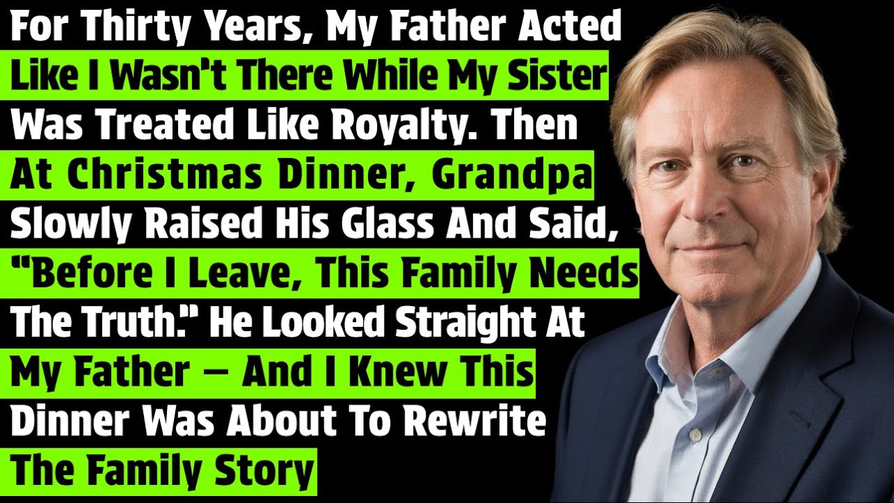 For Thirty Years, My Father Acted Like I Wasn’t There While My Sister Was Treated Like Royalty…