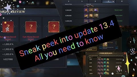 Update 13.4 - New hero weapon "Horus" | List of other changes| King of Avalon | Dragon Reborn