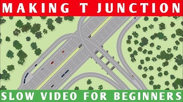 MAKING T JUNCTION FOR BEGINNERS IN INTERSECTION CONTROLLER 2023