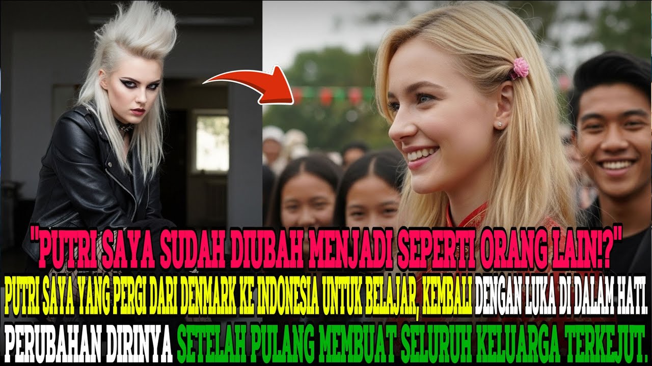 “PUTRI KAMI BERUBAH DRASTIS! KEPULANGANNYA DARI INDONESIA BUAT ORANG TUA TERHARU ”