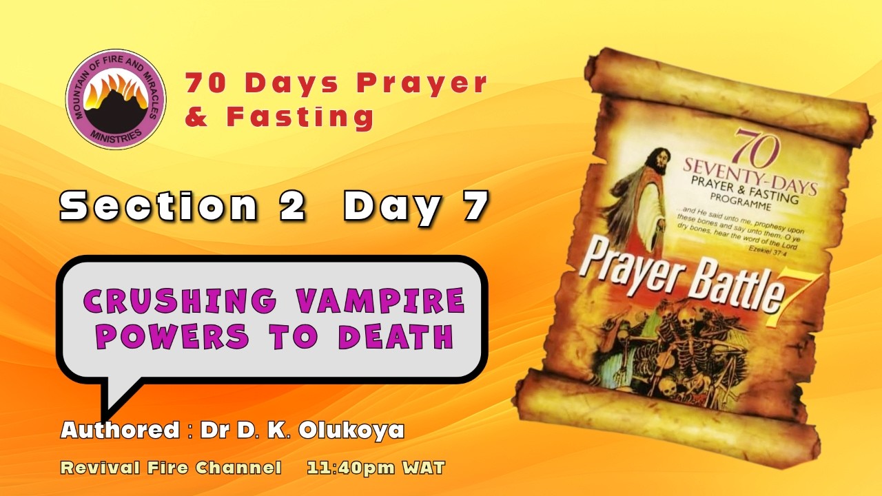 DAY 17 || MFM 70 DAYS PRAYER & FASTING 2026 || 19TH AUG, 2026