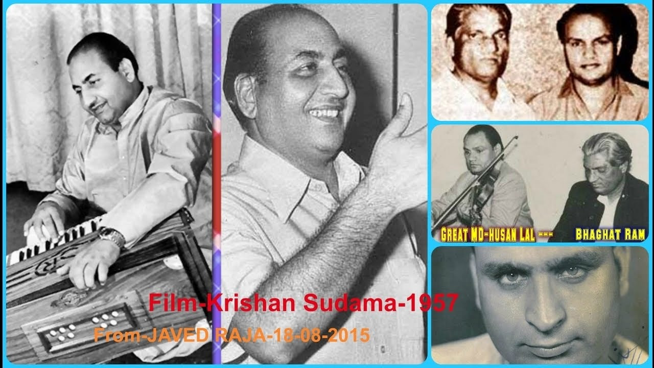 RAFI Film KRISHAN SUDAMA 1957 Mandir Dekh Dare  Great Bhajan Song 