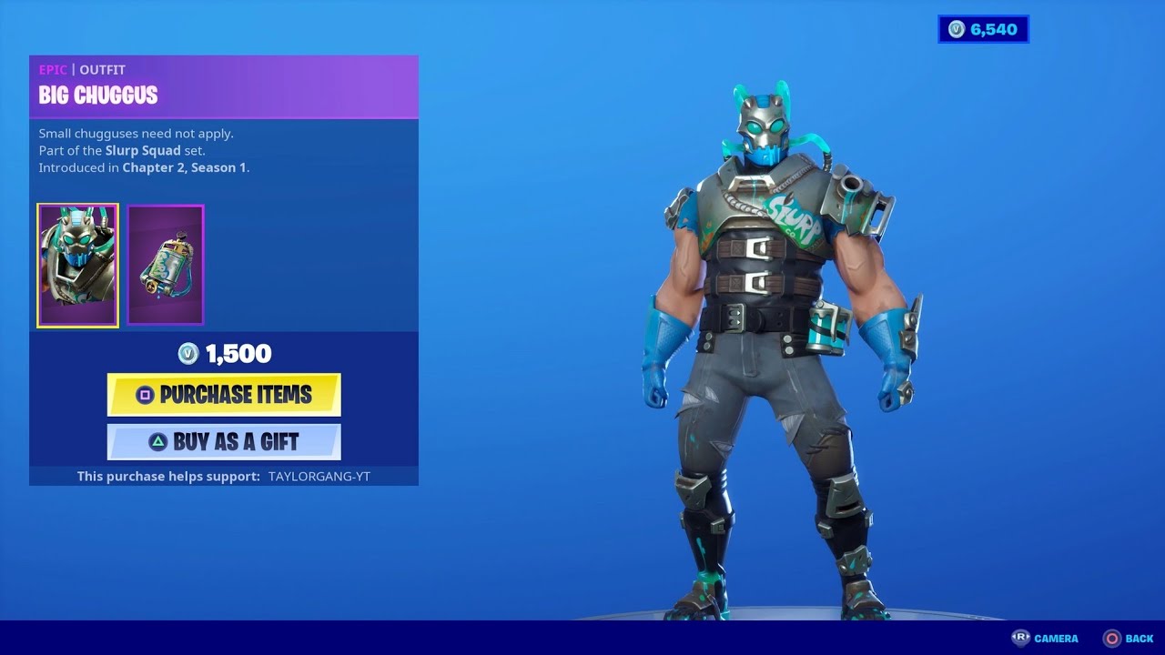 pics Big Chungus Fortnite Slurp Skin double tap pickaxe