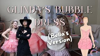 Making My GLINDA Costume for Halloween 🩷✨ (Full Process + Party Vlog!)