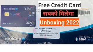 Paisabazaar Credit Card Unboxing | SBM Bank Credit Card Unboxing and Review 2022  life time free